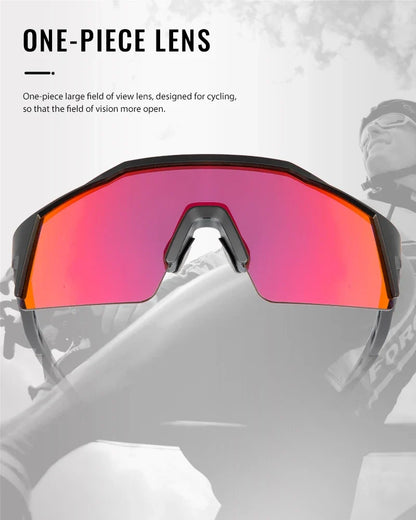 Cycling Sunglasses UV400 Cycling Glasses Polarized Built-in Myopia Frame Man Bicycle Eyewear Outdoor MTB Bike Goggles