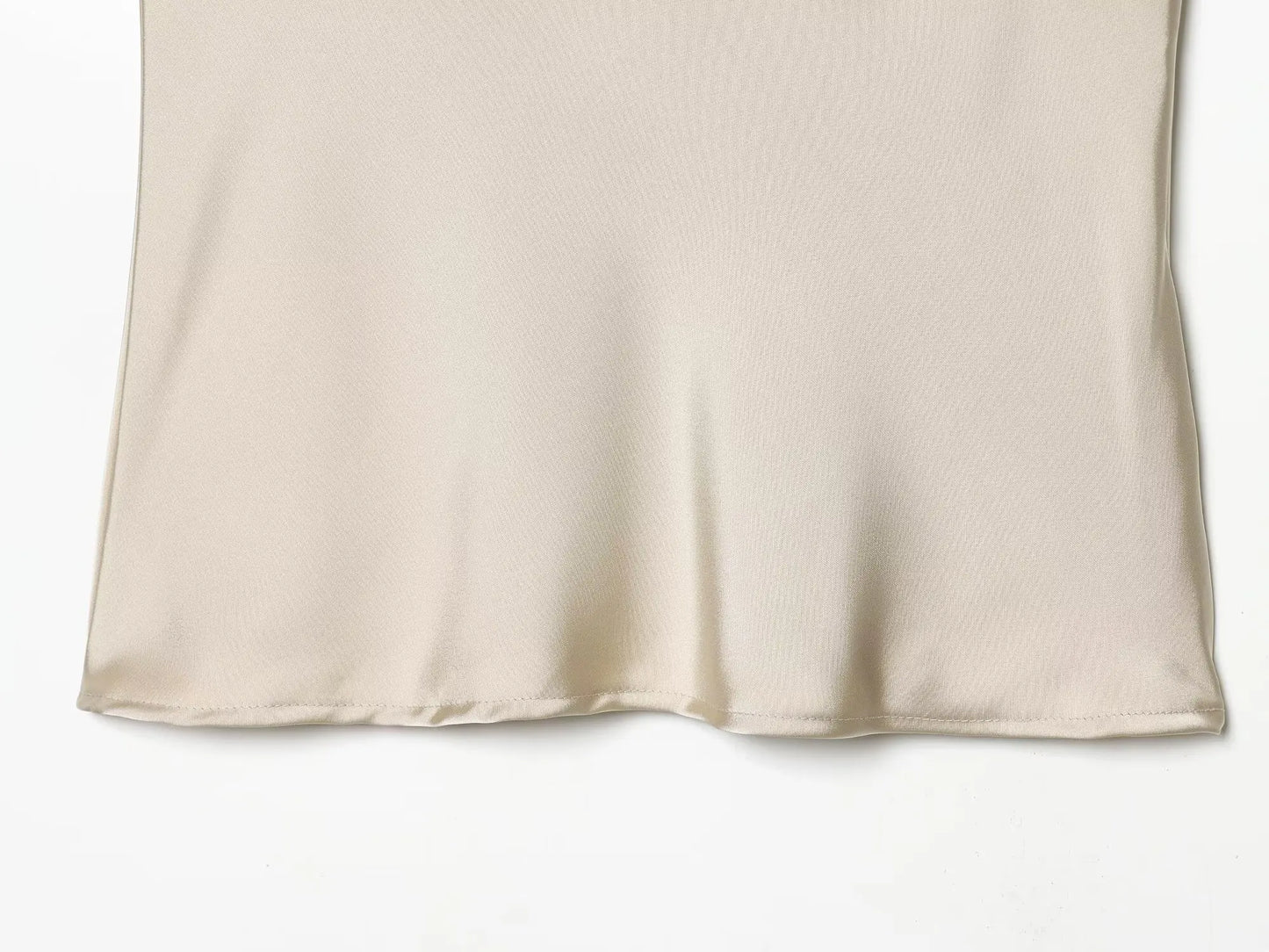 Elegant Women Lace Splice Sexy Satin Sling Tops 2026 Spring Summer Fashion Female V-Neck Backless Slimming Underwear Vest