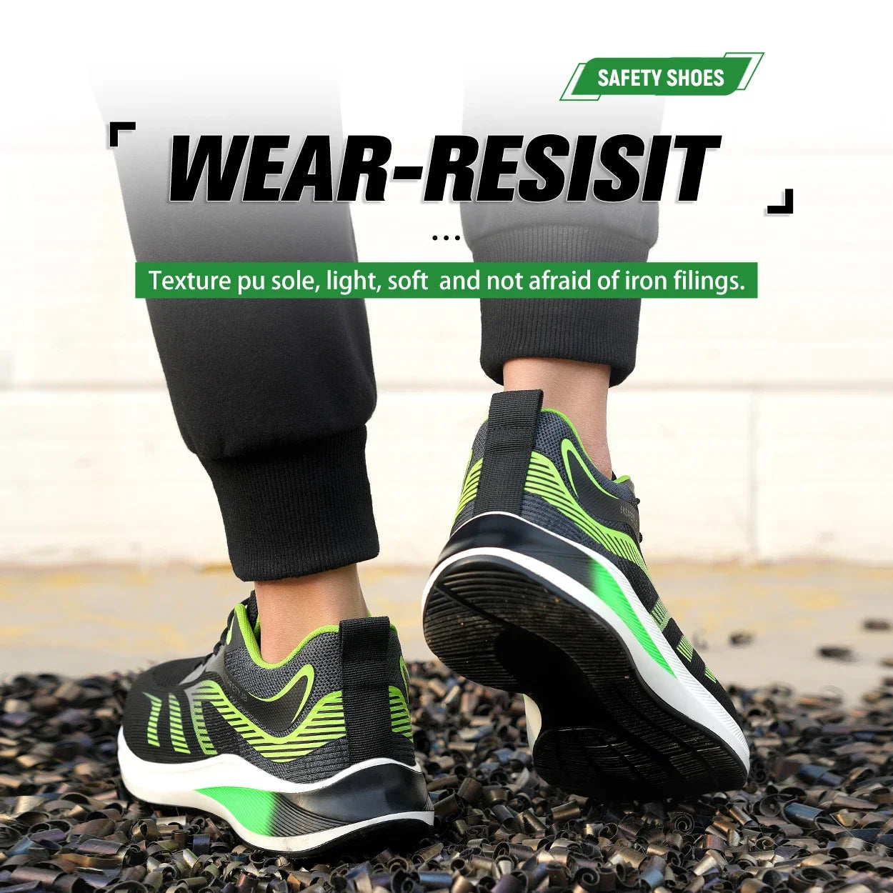 New 2024 Fashion Men Safety Shoes Steel Toe Sneakers Lightweight Anti-smash Anti-puncture Man Breathable Work Safety Boots
