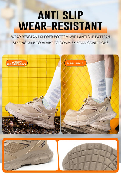 New 2025 Insulation Shoes Construction Work Boots Anti-smash Anti-puncture Safety Shoes Men Steel Toe Boots Indestructible Shoes