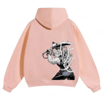 Demon Slayer: Kimetsu no Yaiba Men Hoodie Sweatshirt Tengen Uzui Anime Spring Autumn Boy Long-sleeved Parent-child Outfit