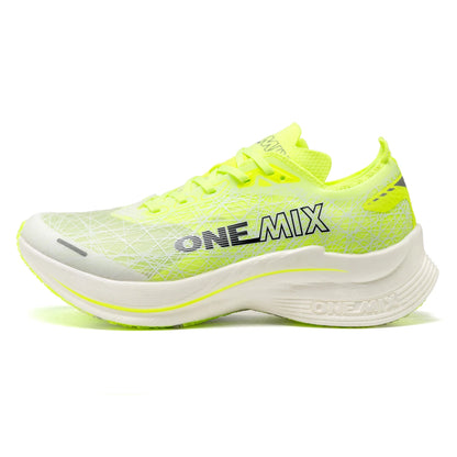 Marathon Carbon Plate Running Shoes Shock Absorption Ultra-light Sports Shoes Rebound Technology Outdoor Men Sneakers