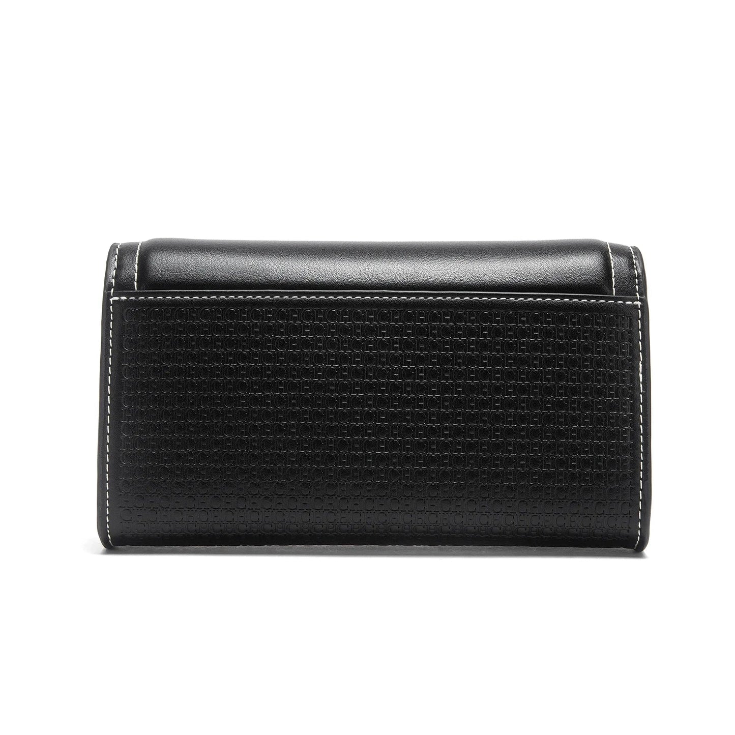 Woman Shoulder Bag Black New Black Simple Magnetic Buckle Flip Small Square Bag