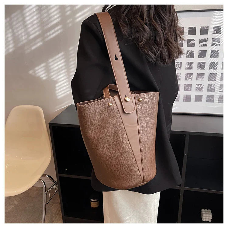 Fashion Trending Brand Luxury Designer Women Bags Female Handbags Solid Bucket Bag For Women 2026 Crossbody Shoulder Bags Totes