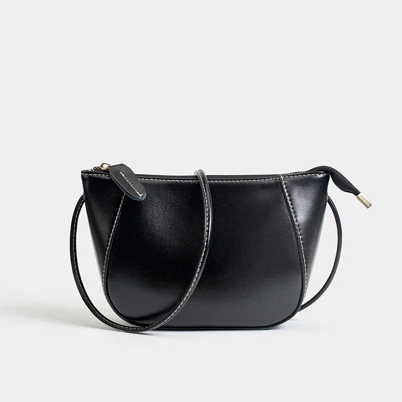 Women's Genuine Cow Leather Shoulder Bags Ladies Fashion Versatile Designer Luxury Crossbody Bag Female Shell Handbags for lady