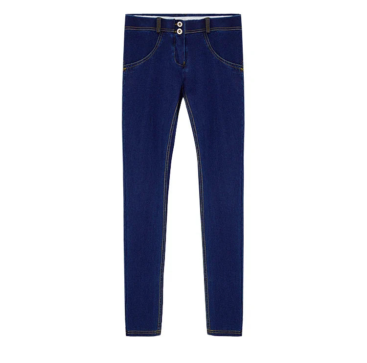 Stretch Jeans Low Waist Women Tight Skinny Denim Pants Buttock Push Up Leggings Female Pull On Pencil Trousers Bodycon Jeggings