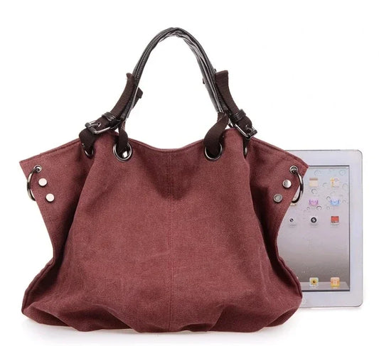 2024 New Arrival Women's Bag Fashion Casual Canvas Bag Large Capacity Handbag Shoulder Messenger Bag Many Colors BD866