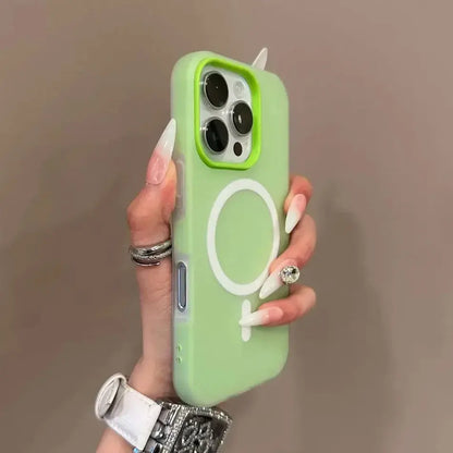 Luxury Candy Color For Magsafe Wireless Charge Case For iPhone 11 12 13 14 15 16 17 Pro Max Plus Magnetic Bumper Cases Cover