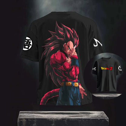 Dragon Ball Super Saiyan 4 Vegeta  Men's and Women's Summer Fashion Street Casual Loose T-Shirt, Hoodie, Shorts and Sweatpants
