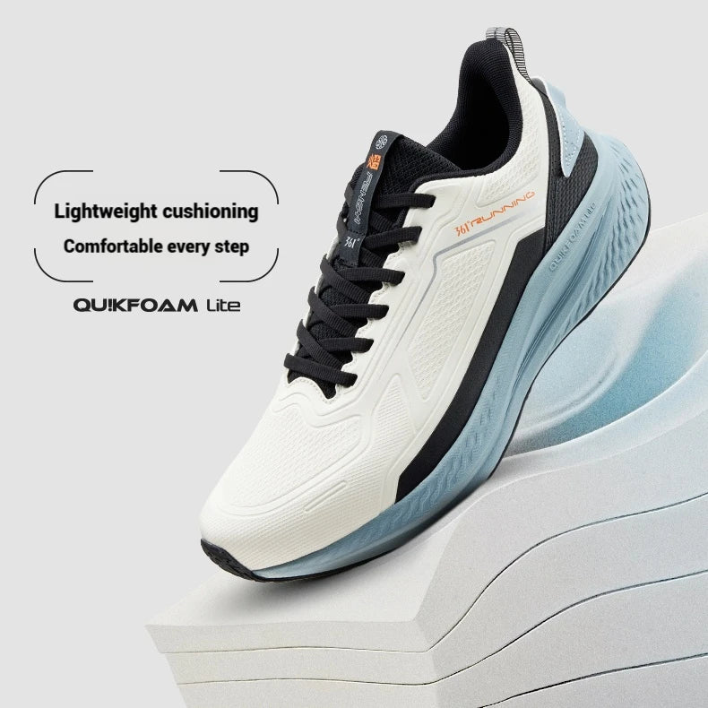 Rainblock Men Running Shoes Water Repellent Anti-Slip Grippy Cushioning Airy Male Sneakers 672532231