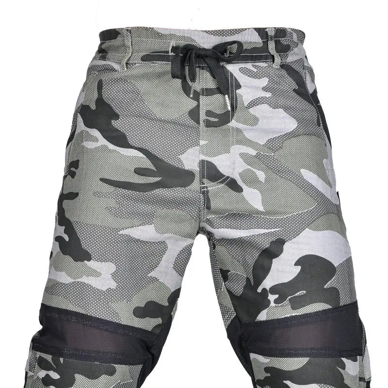 Summer Riding Knight Jeans With Protect Gear Pocket Net Motorcycle Pants  Pantalones Motocicleta Hombre Featherbed Jeans Gears