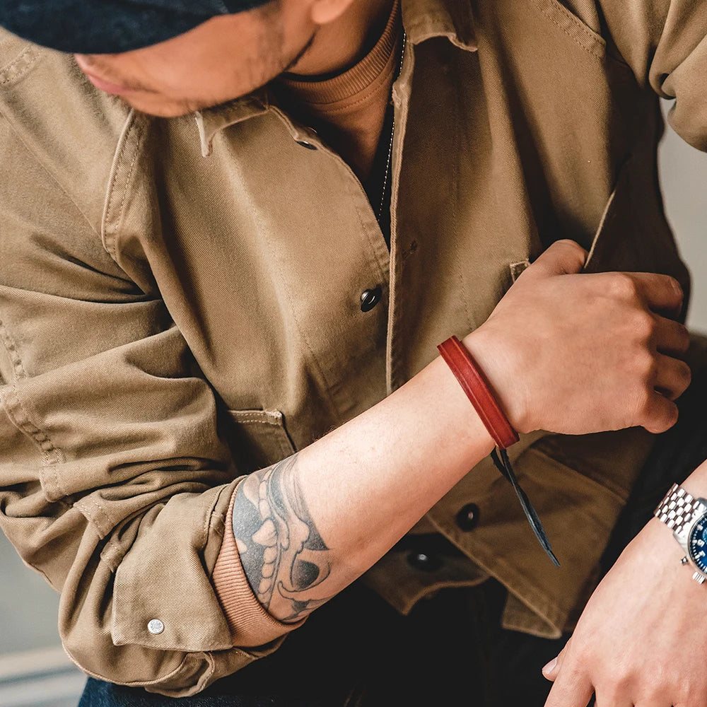 Heavyweight Twill Fabric Four-pocket Chore Coat for Men Khaki Color Turn-down Collar Utility Jacket Male Autumn Jackets