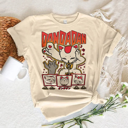Dandadan tshirt women Trendy Pastel Classic 80s korean clothes Breathable t shirt anime Pop Culture kawaii Breathable