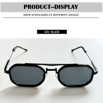 2026 Square Sunglass Men Vintage Fashion Glasses Steampunk Sunglasses Women Trendy Gafas De Sol Hombre Luxe Lunette Soleil Femme