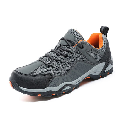 Brand Hiking Shoes Men Mesh Breathable Travel Shoe Outdoor Waterproof Hunting Fishing Shoes Mountain Off-Road Riding Sports Shoe