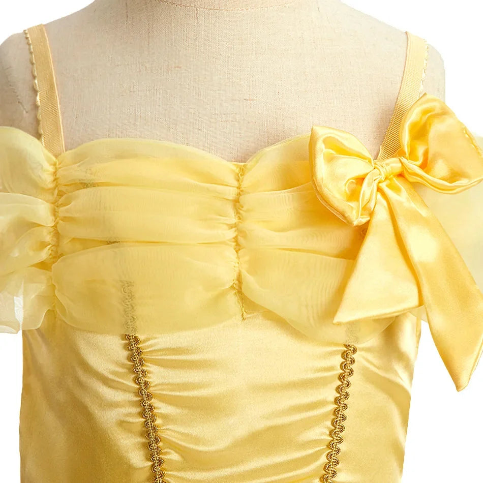 2026 Girls Costume Sleeping Beauty Aurora Princess Party Rapunzel Halloween Snow White Cosplay Costume Kid Cinderella Dress up
