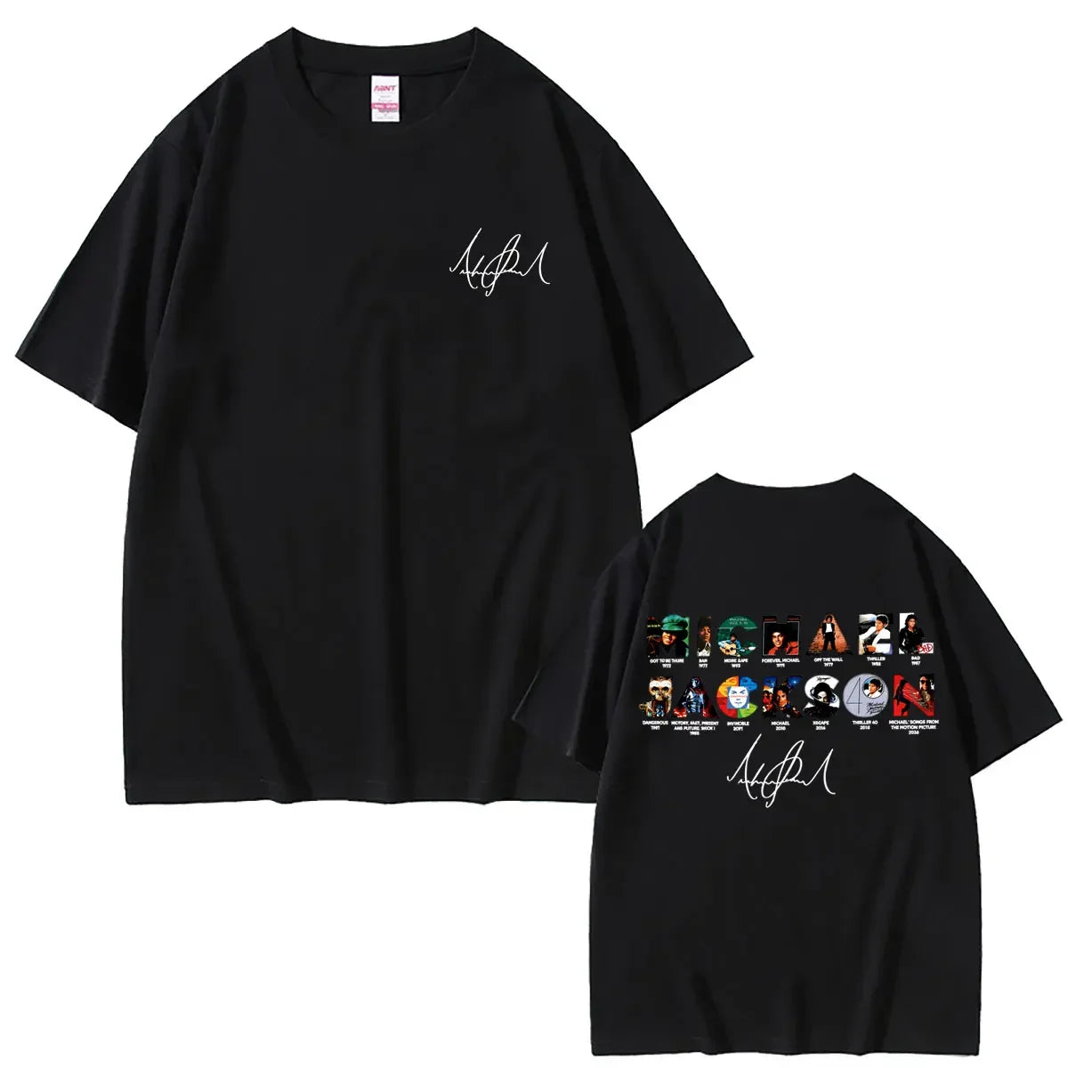 Classic Retro Michael Jackson King of Pop T-shirt Men Women Vintage Gothic Rock T-shirts Men's Hip Hop Punk Oversized T Shirts