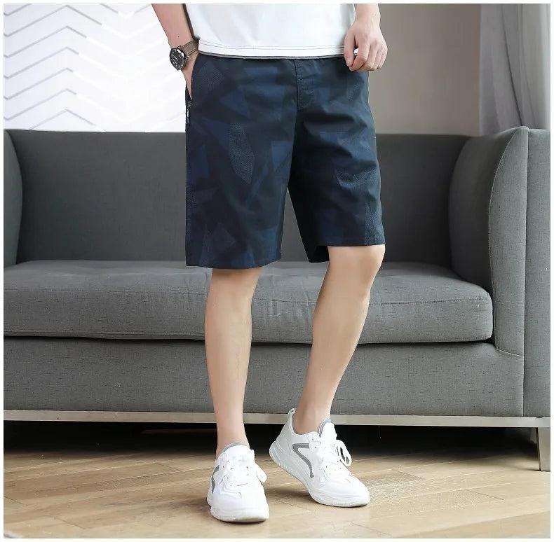 Big Size Men's Casual Shorts Light Weight Cotton Shorts Summer Running Breathable Sweat Shorts