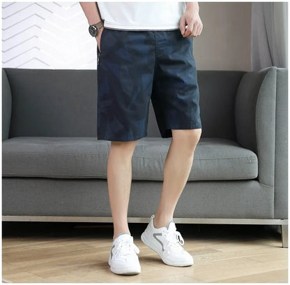 Big Size Men's Casual Shorts Light Weight Cotton Shorts Summer Running Breathable Sweat Shorts