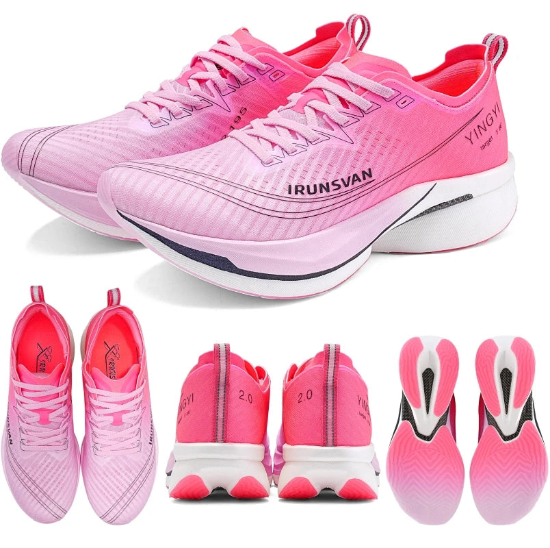 2026 Carbon Shoes Trail Running Shoes Marathon Air Cushion Men Sports Running Shoes Original Trendy Casual Unisex