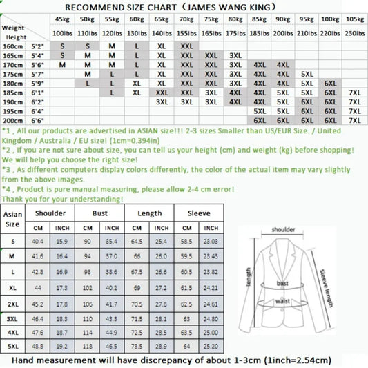 Men's Slim Fit Solid Color Business Suit Korean Style Single Breasted Spring Autumn Fashion High-End Polyester Trend Coat