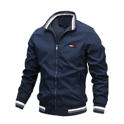 Spring Autumn Men's Jackets Oversized Stand Collar Zipper Outdoor Coat Tops Baseball Bomber Varsity Jackets Man Designer Clothes
