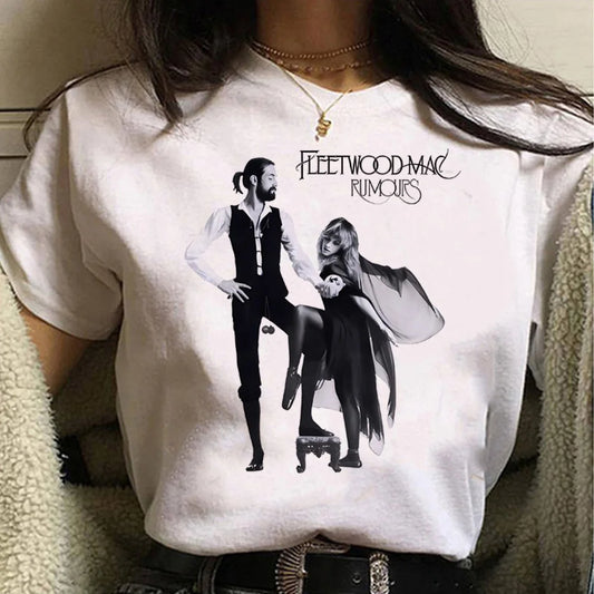 Rumours Fleetwood Mac top women Y2K harajuku anime t shirt female harajuku clothing