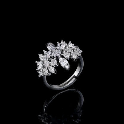 2024 New 4-piece Bride Zirconia Full Set Women's Party Jewelry, Luxury Dubai Nigeria CZ Luxury Crystal Wedding Necklace Set