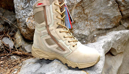 2025 Winter Tactical Boots Men Black Desert Safety Army Shoes Motorcycle Breathable Military Assault Combat Ankle Boots for Man