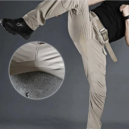Men's Tactical Pants Elastic Cargo Trousers Casual New Autumn Waterproof Outdoor Hiking Multi-pocket Wear-resistant Cargo Pant