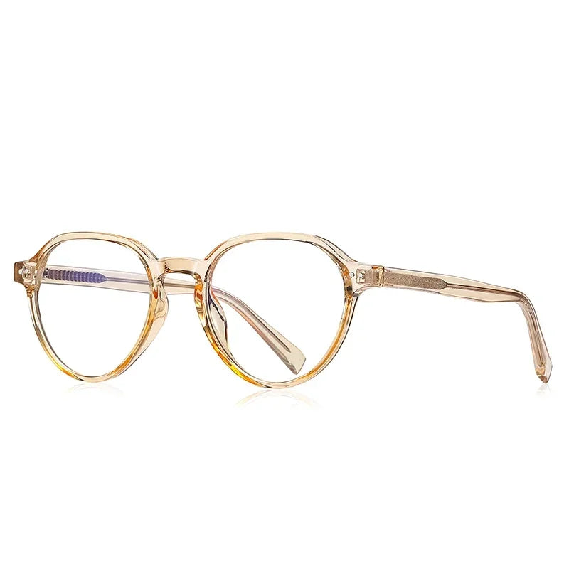 Retro TR Anti Blue Light Blocking Reading Glasses Women Computer Optics Eyeglasses Prescription Glasses Men PFD2094