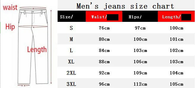 New High Quality Classic Style Slim Jeans Pants for Men Street Pants Male Stretch Denim Trousers Light Blue Skinny  Pencil Pants