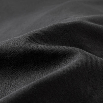 Men's Solid Color Round Neck Cotton Long Sleeved T-shirt Summer Comfortable Top