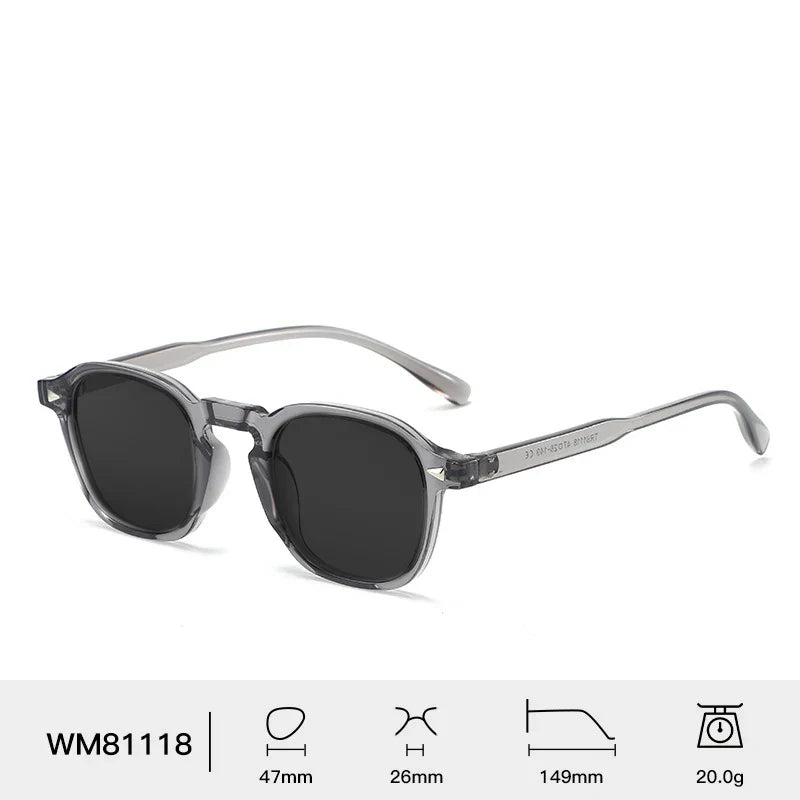 Designer Classic New Fashion 2025 Luxury Vintage Custom Logo Oval Shades Retro Myopia Sunglasses Women Men Solar Gafas