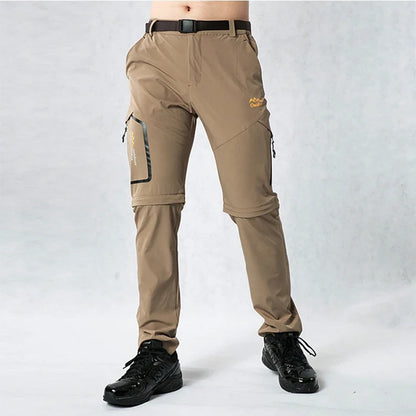 Trekking Pants Hiking Camping Men Summer UV-Proof Outdoor Sports Detachable Shorts Quick Dry Sportswear Wlaking Fishing Trousers