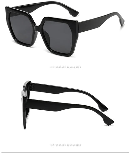 Cycling 8pcs Cateye Sunglasses Sets Women Luxury Minimalist Leopard Pattern Design Retro Polygonal Eyeglasses UV400 Unisex