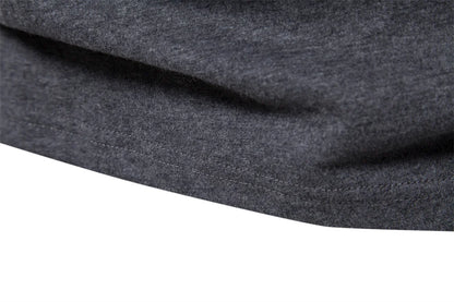 100% Cotton Long Sleeve Men's T-shirt Solid Color Letter Print Casual T shirts for Men New Spring Tops Tee Men Clothing