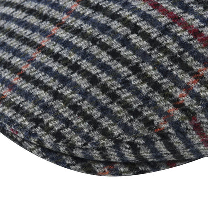 Men's Herringbone Flat Ivy Newsboy Hat Wool Blend Gatsby Cabbie Cap