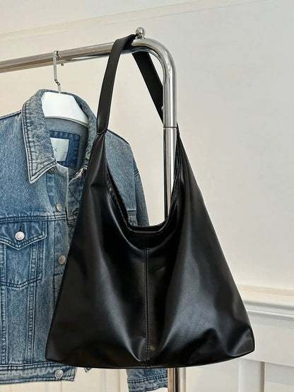 Large Capacity Solid Color Women's Shoulder Bag, Multifunctional Crossbody Bag, Women's Shoulder Tote Bag, Large Capacity Crossbody Tote Bag, Casual Work Bag