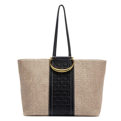 Women's Tote Bag New Large Capacity Brand Grass Weaving High Quality Handbag Women's Vacation Beach Bag Storage Bag