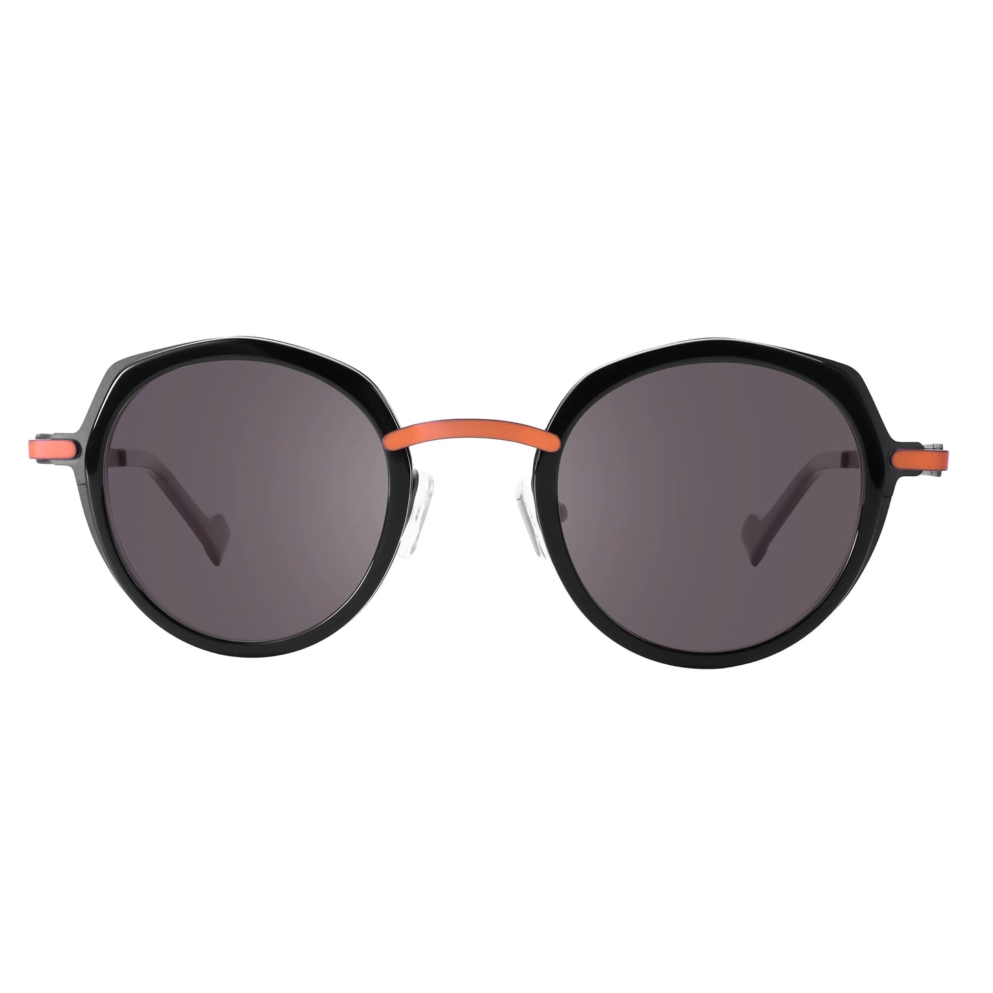 Acetate Sunglasses UV400 Polarized Green Metal Frame Lightweight Comfortable Fashion Sun Glasses with Colored Bridge