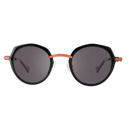 Acetate Sunglasses UV400 Polarized Green Metal Frame Lightweight Comfortable Fashion Sun Glasses with Colored Bridge