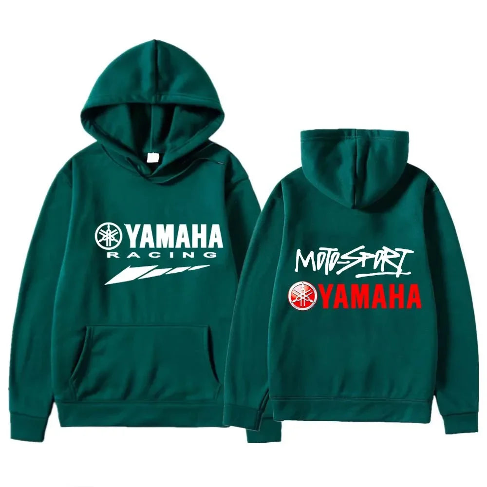 New Spring Autumn Sportswear, Men Women Fashion Hoodies with Yamaha Logo, Motorcycle Racing Team Outdoor Sports Sweatshirts For