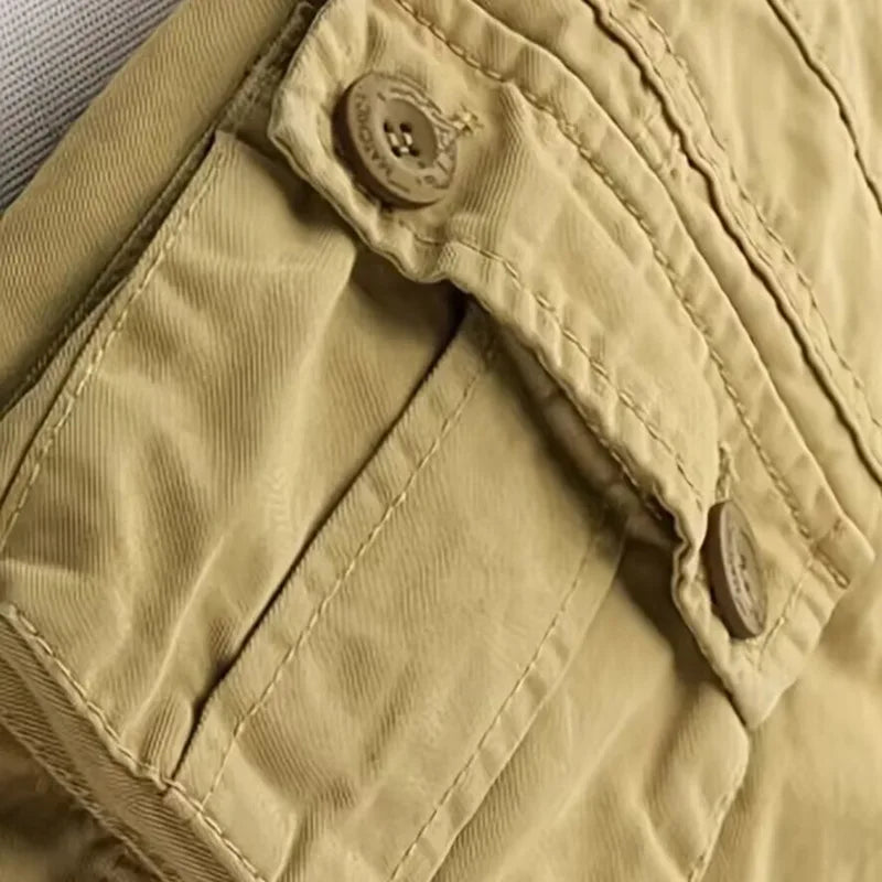 Multi-Pocket Work Pants Men Midweight Field Training Trousers Autumn 1/2Pcs Casual Cargo Pants Outdoor Tactical Hiking Trousers