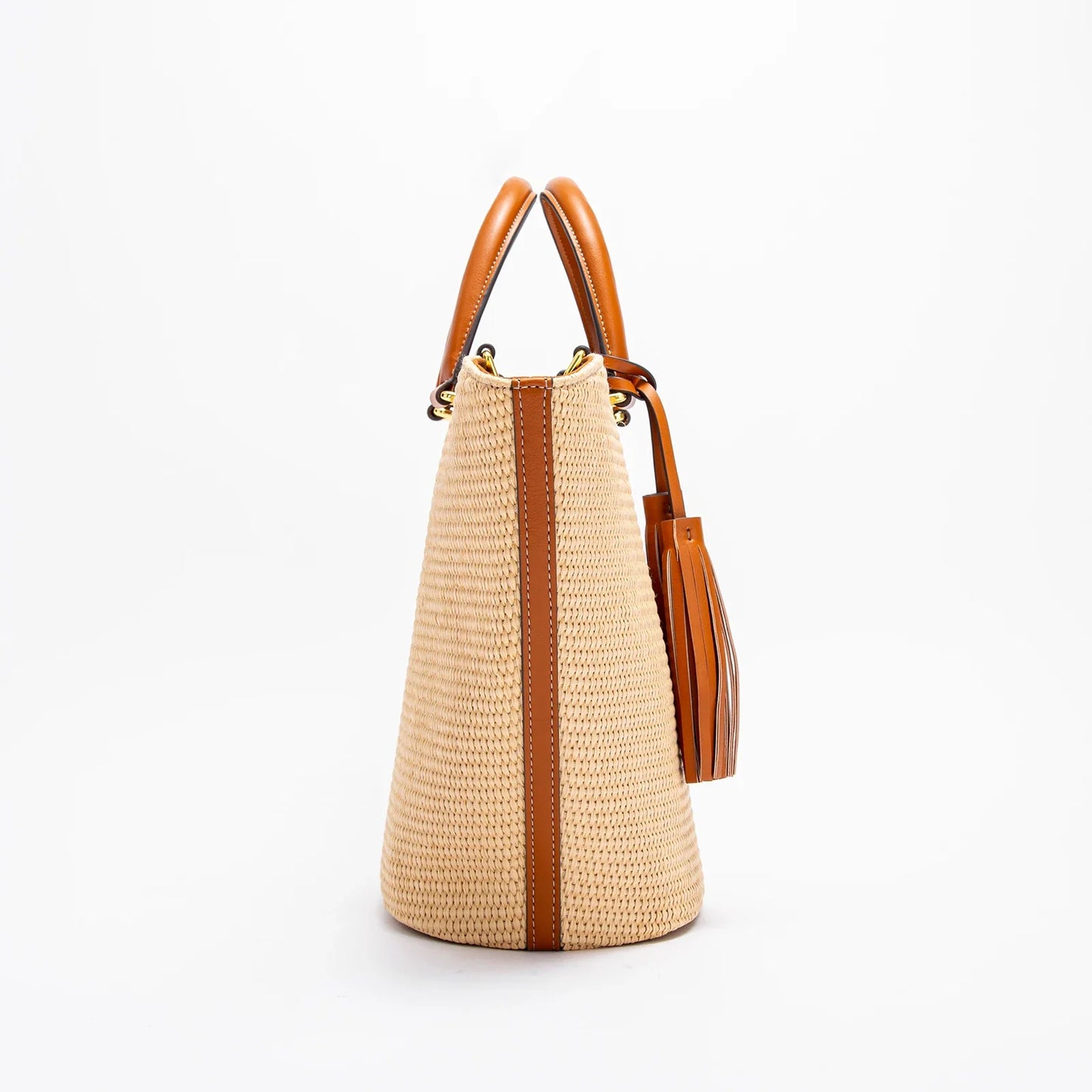 Women's Handbag 2026 Summer New Apricot Large Capacity Tote Bag Shoulder Strap Dual-Purpose Travel Vacation Beach Bag
