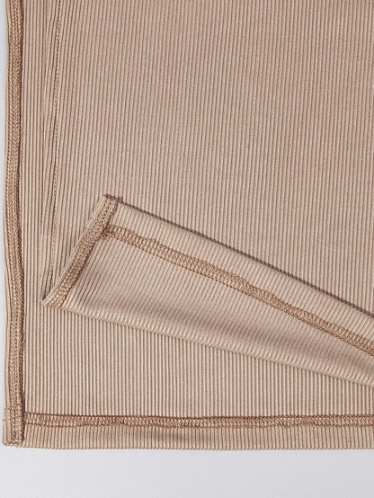 Europe and America knit simple sleeveless suspender dress in spring and summer, leaking back and sexy long skirt with neck.