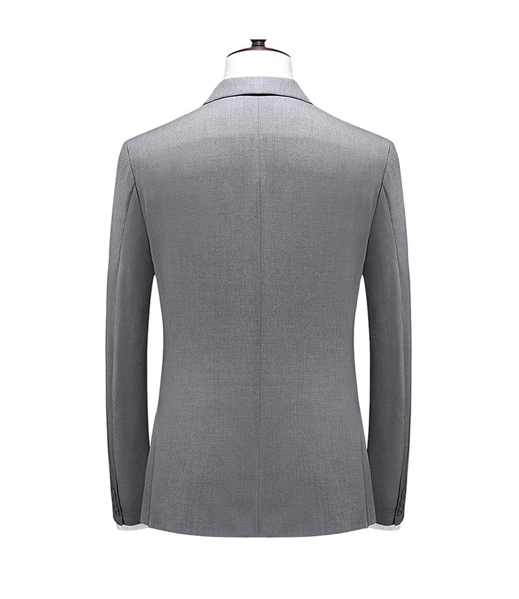 2025 Brand Fashion Men Double Breasted Tuxedo Business Suit/Male Slim Fit  Korean Casual Clothing/Men's Casual Jacket Blazers
