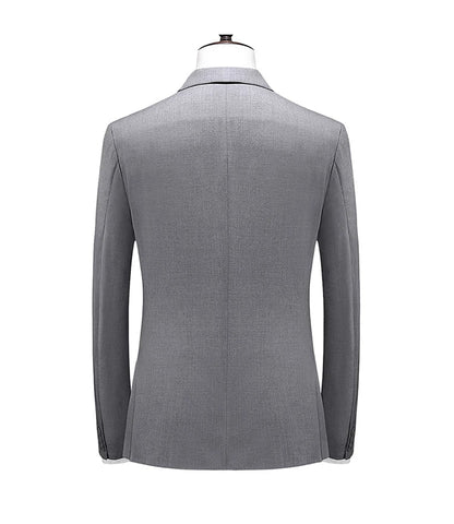 2025 Brand Fashion Men Double Breasted Tuxedo Business Suit/Male Slim Fit  Korean Casual Clothing/Men's Casual Jacket Blazers