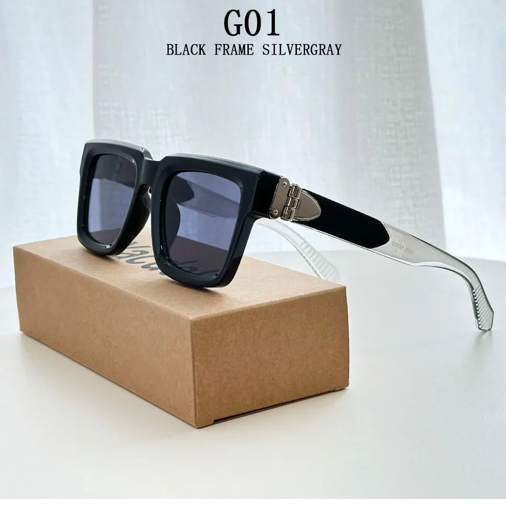 2026 Square Sunglasses Women Trendy Vintage Luxury Sunglass Men Fashion Glasses Gafas De Sol Hombre Luxe Lunette Soleil Femme