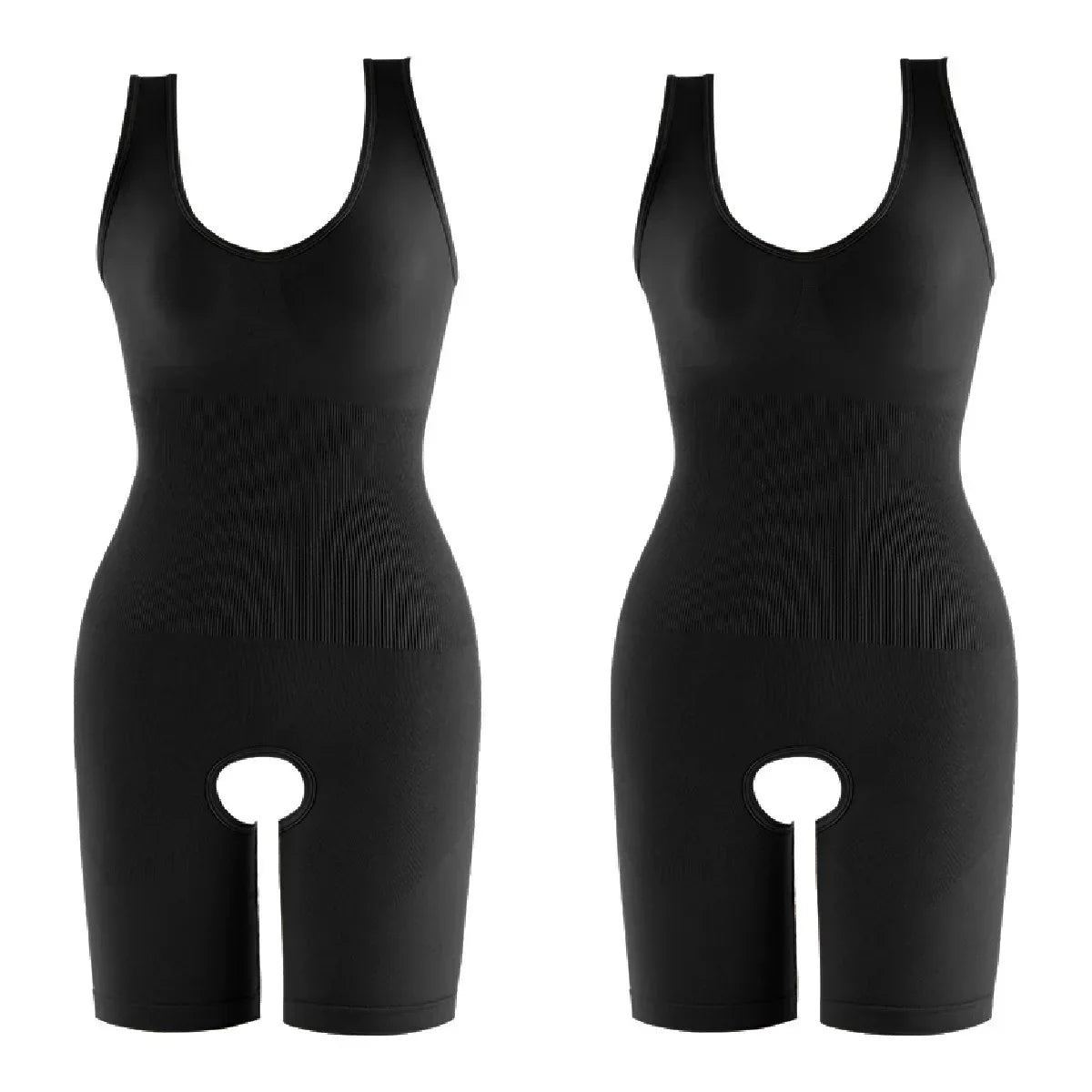 Shapewear One-Piece Body Sculpting Underwear Large Size Hip Lifting Tummy Control Open Bottom Briefs Comfortable Underwear